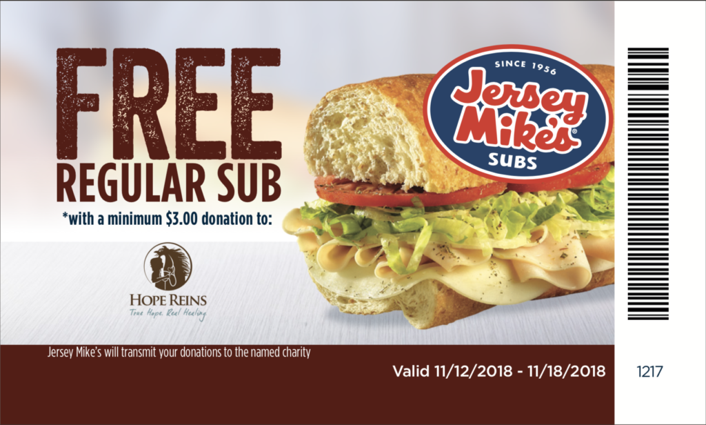 Jersey Mikes - Hope Reins